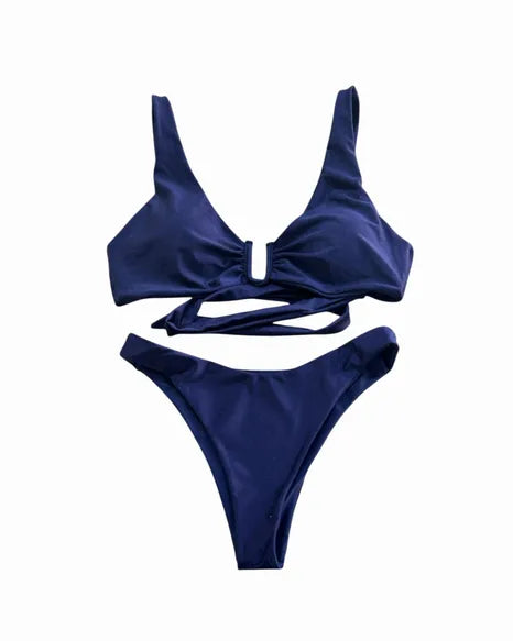 Bikini Índigo Set azul marino brillante