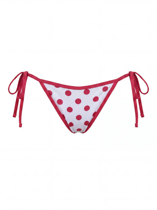 bikini tipo braga clasica polka dots