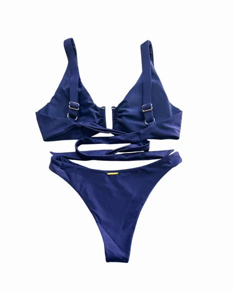 Bikini Azul marino brillante Be For Sea