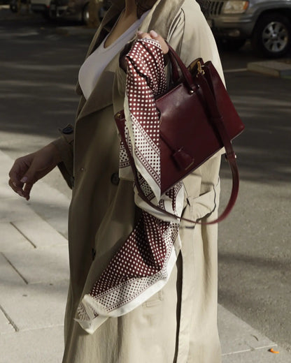 Burgundy Dot