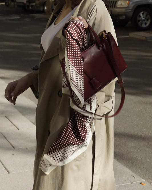 Burgundy Dot