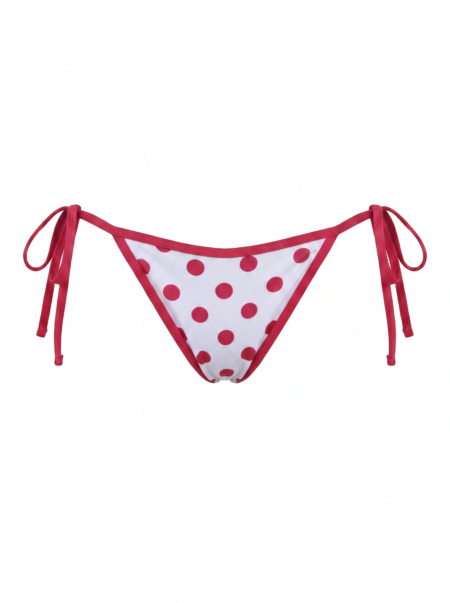 bikini tipo braga clasica polka dots