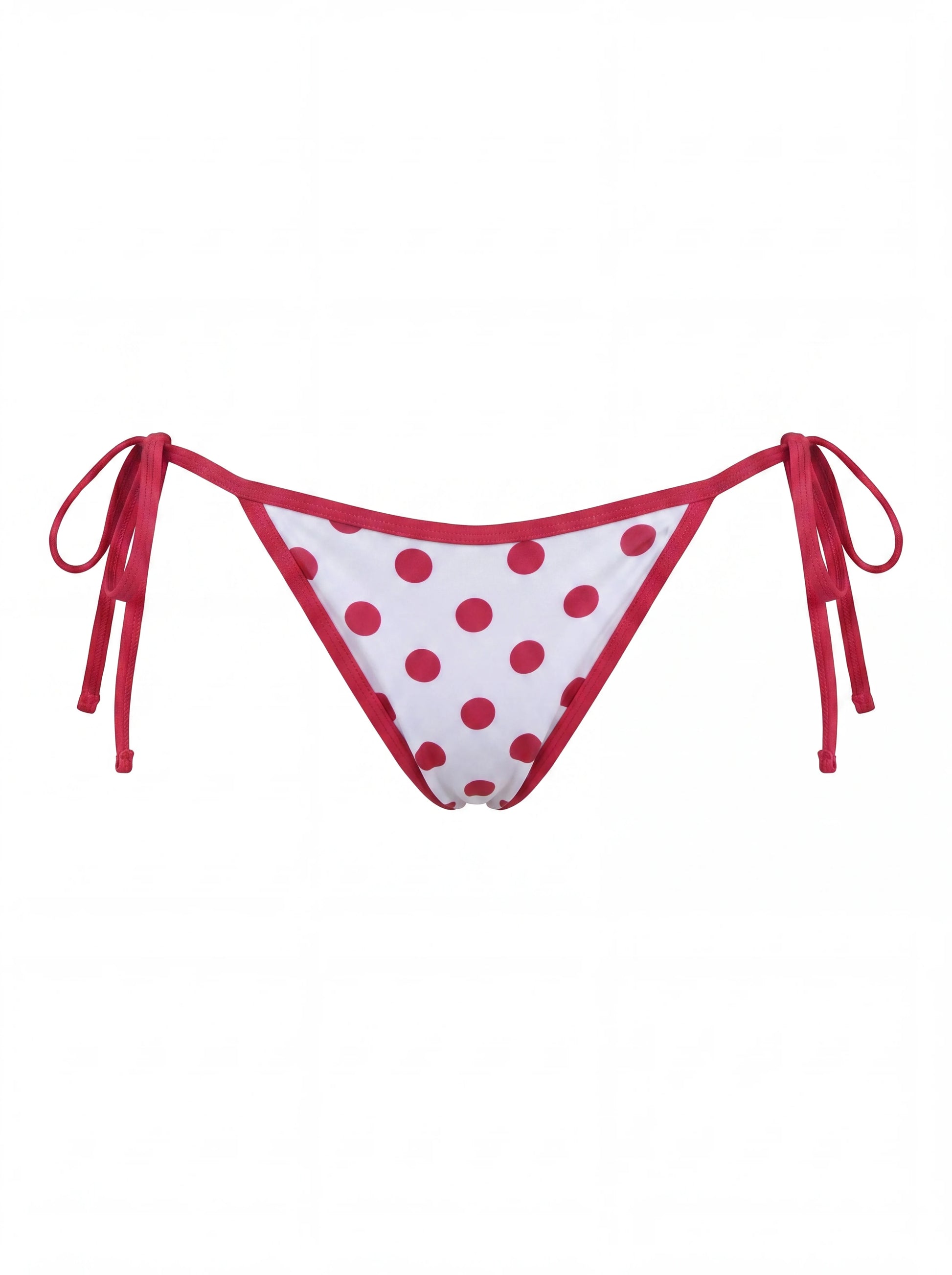 bikini tipo braga clasica polka dots