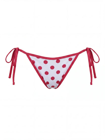 bikini tipo braga clasica polka dots